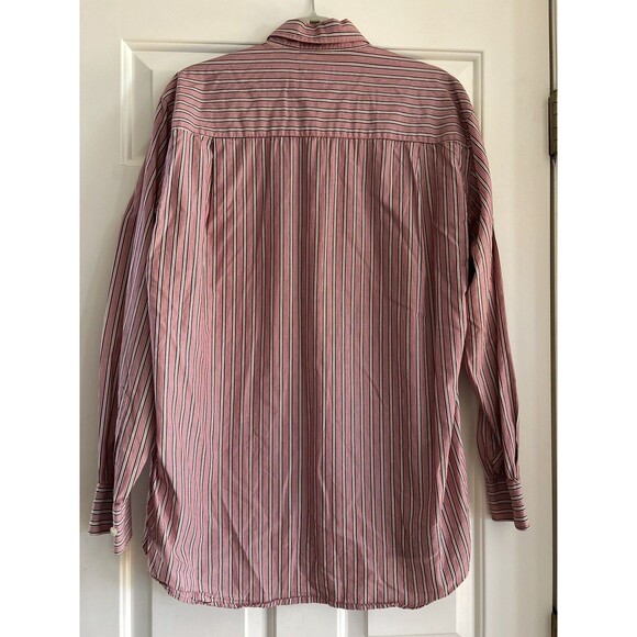 Cutter And Buck Ohio State Shirt Mens Size Medium Striped Logo Button Down - Picture 5 of 10